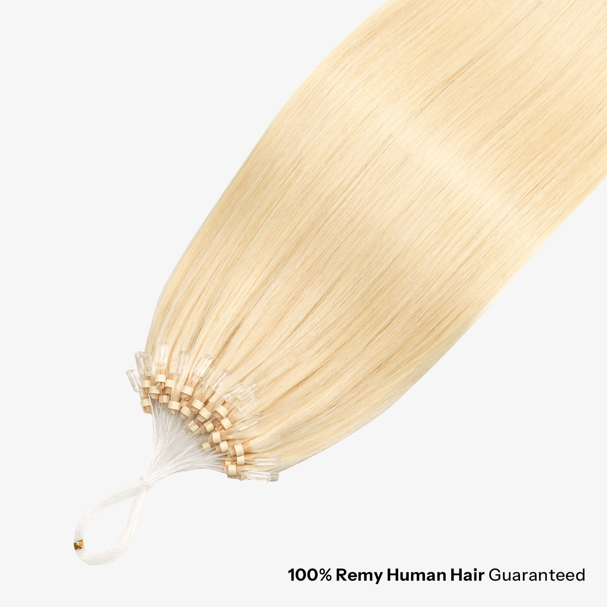 SUNNY HAIR Microlink Hair Extensions Human Hair 22# Dirty Blonde 12-22 Inch Micro Bead Hair Provides Natural Fullness for Women Seeking Elegant Styles