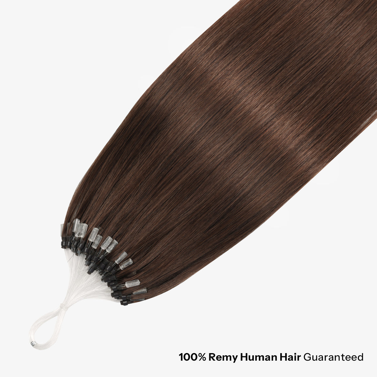 SUNNY HAIR Microlink Hair Extensions Human Hair,2#-Dark Brown, 12-22 Inch Micro Bead Hair, Provides Natural Fullness  for Women Seeking Elegant Styles