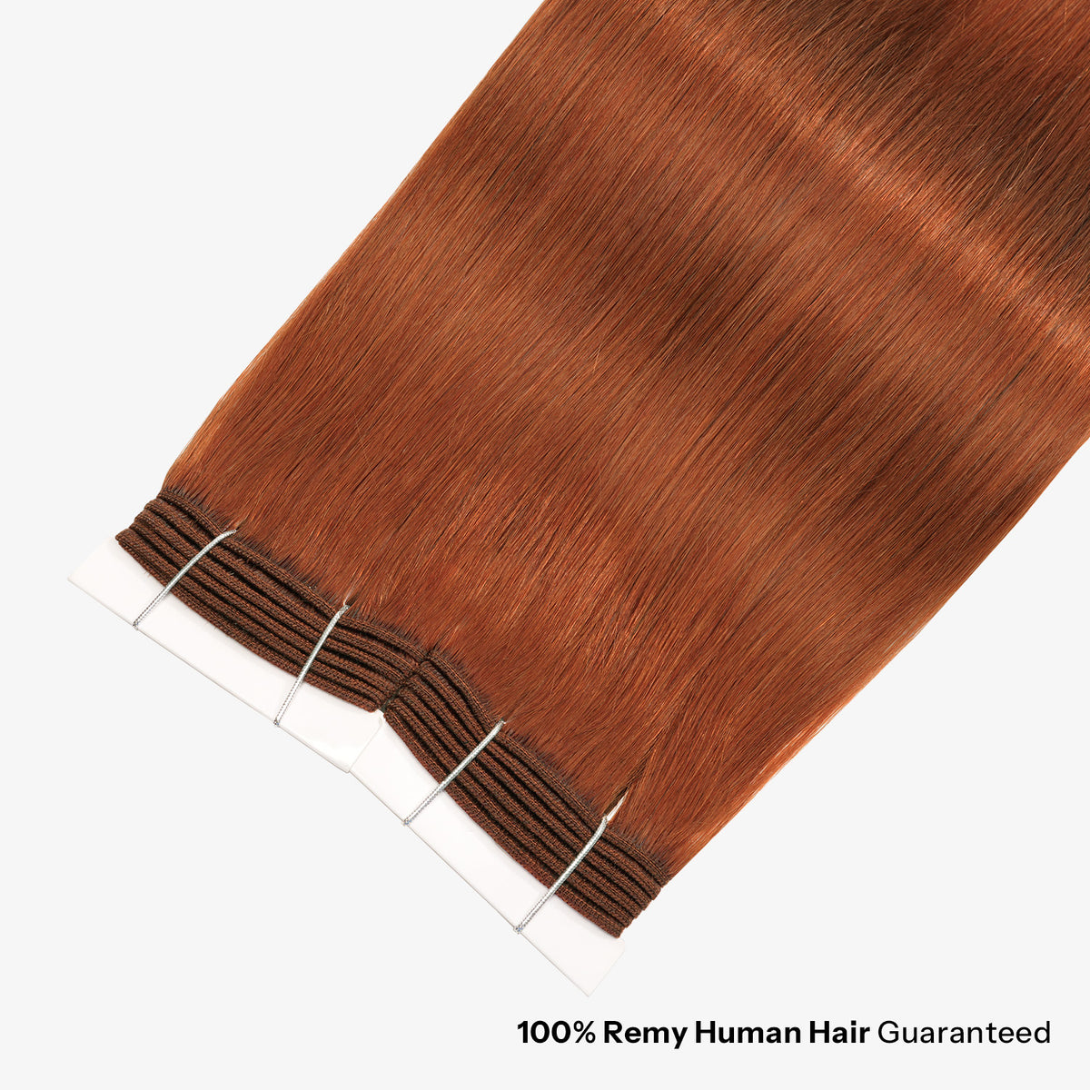 SUNNY HAIR Sew in Hair Extensions Real Human Hair Weft Hair Extensions Human Hair 33A# Warm Copper Gingei 12-22inch 100g Weft Bundles Straight Silky Remy Hair