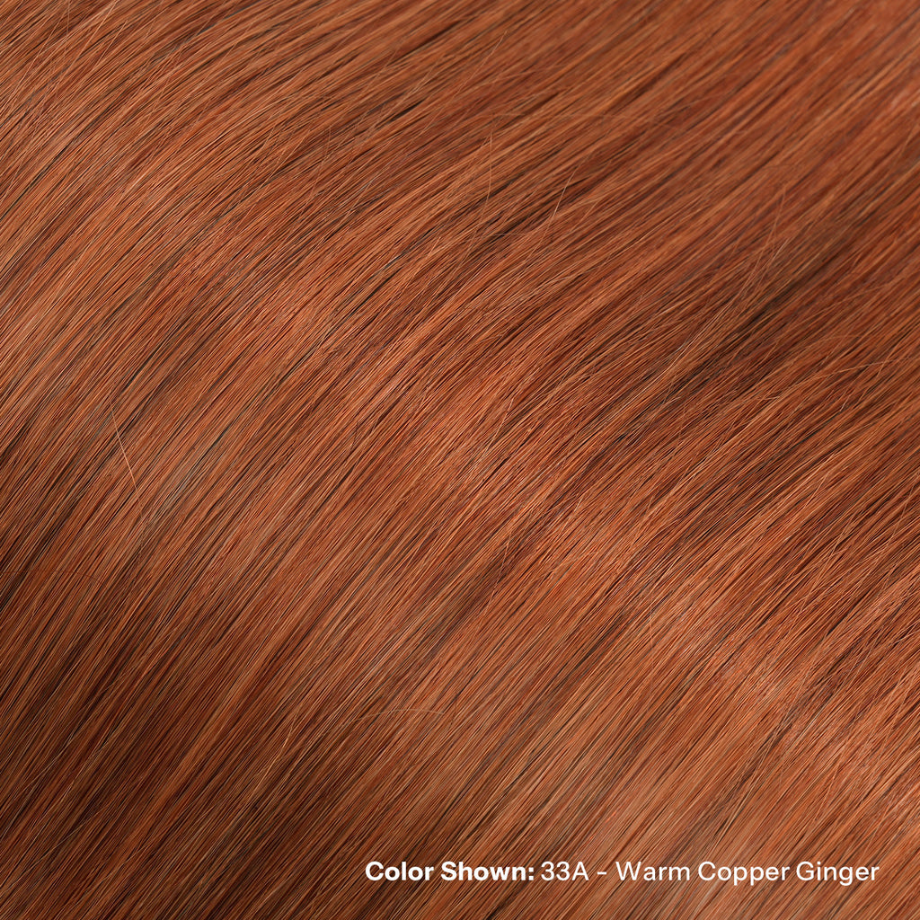 SUNNY HAIR Microlink Hair Extensions Human Hair, 33A-Warm Copper Gingei, 12-22 Inch Micro Bead Hair, Provides Natural Fullness  for Women Seeking Elegant Styles