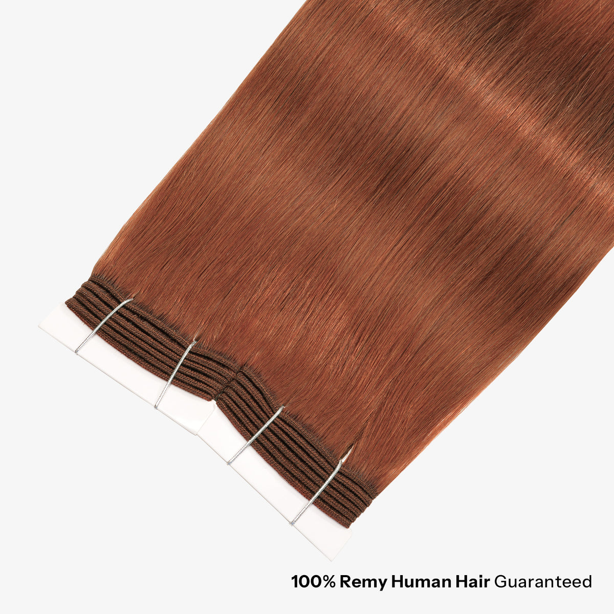 SUNNY HAIR Sew in Hair Extensions Real Human Hair Weft Hair Extensions Human Hair 33# Auburn Brown 12-22inch 100g Weft Bundles Straight Silky Remy Hair