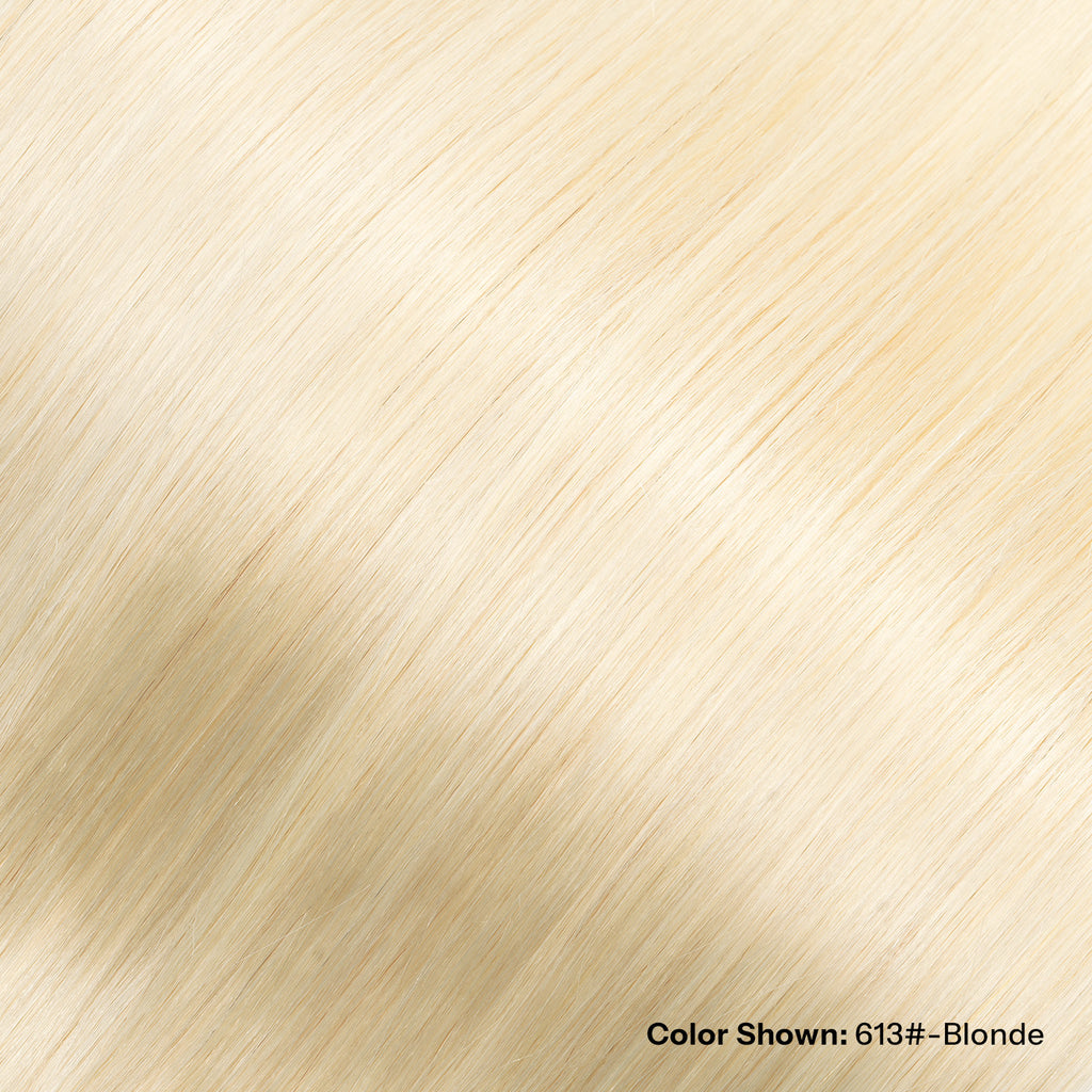 SUNNY HAIR  Tape in Hair Extensions Human Hair, 613#-Blonde , 20inch 50g 20pcs, Skin Weft Seamless Invisible, Silky Straight with Thick Ends, Remy Human Hair
