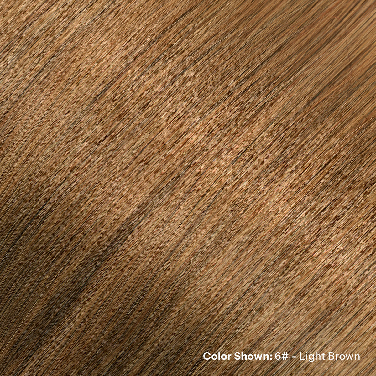 SUNNY HAIR Microlink Hair Extensions Human Hair, 6#-Liqht Brown, 12-22 Inch Micro Bead Hair, Provides Natural Fullness  for Women Seeking Elegant Styles