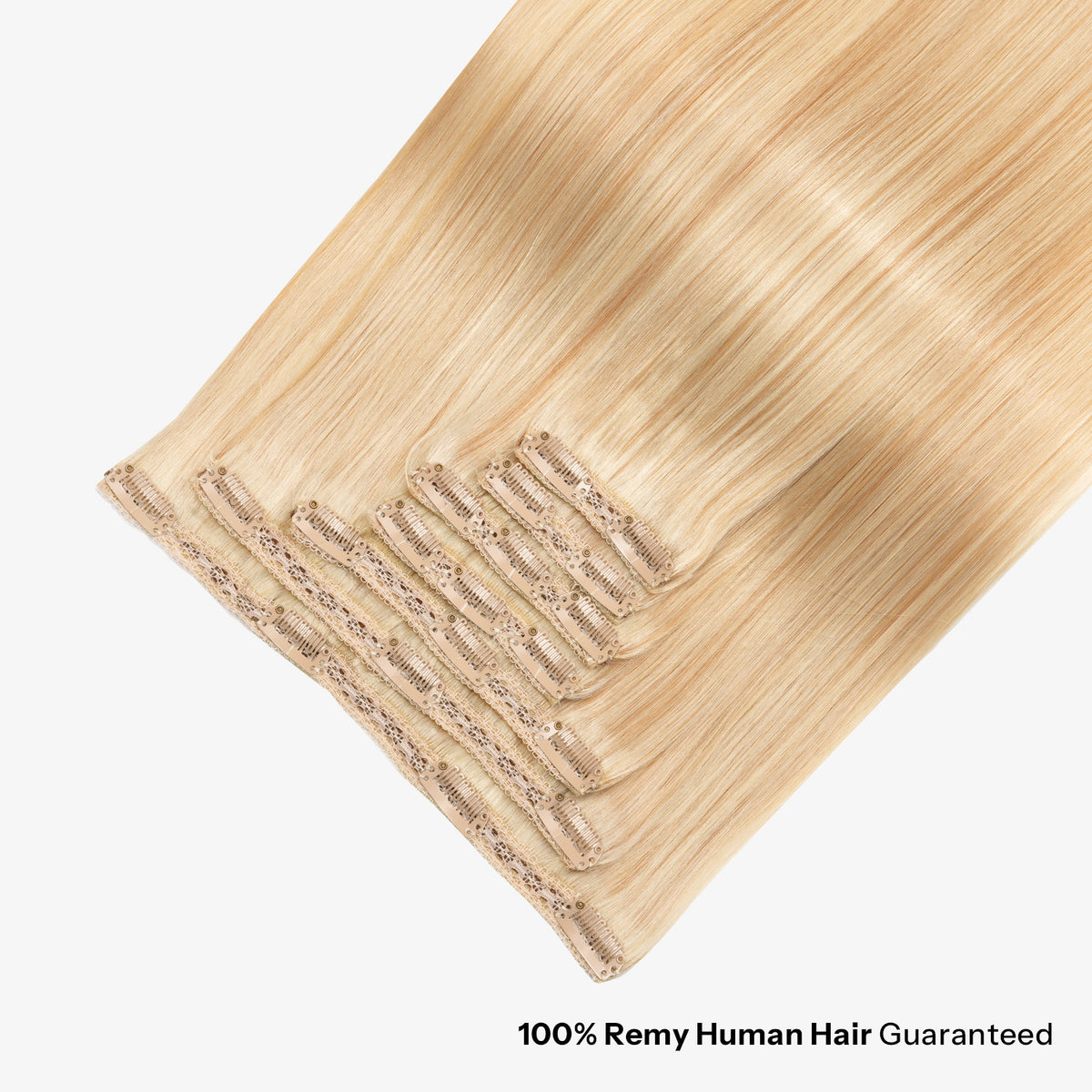 SUNNY HAIR Clip in Hair Extensions Real Human Hair, Remy Human Hair Extensions Clip ins for Women, Natural Human Hair, 12-22inch 120g 7Pcs,F27/613# Highlighted Light Blonde Highlighted Blonde