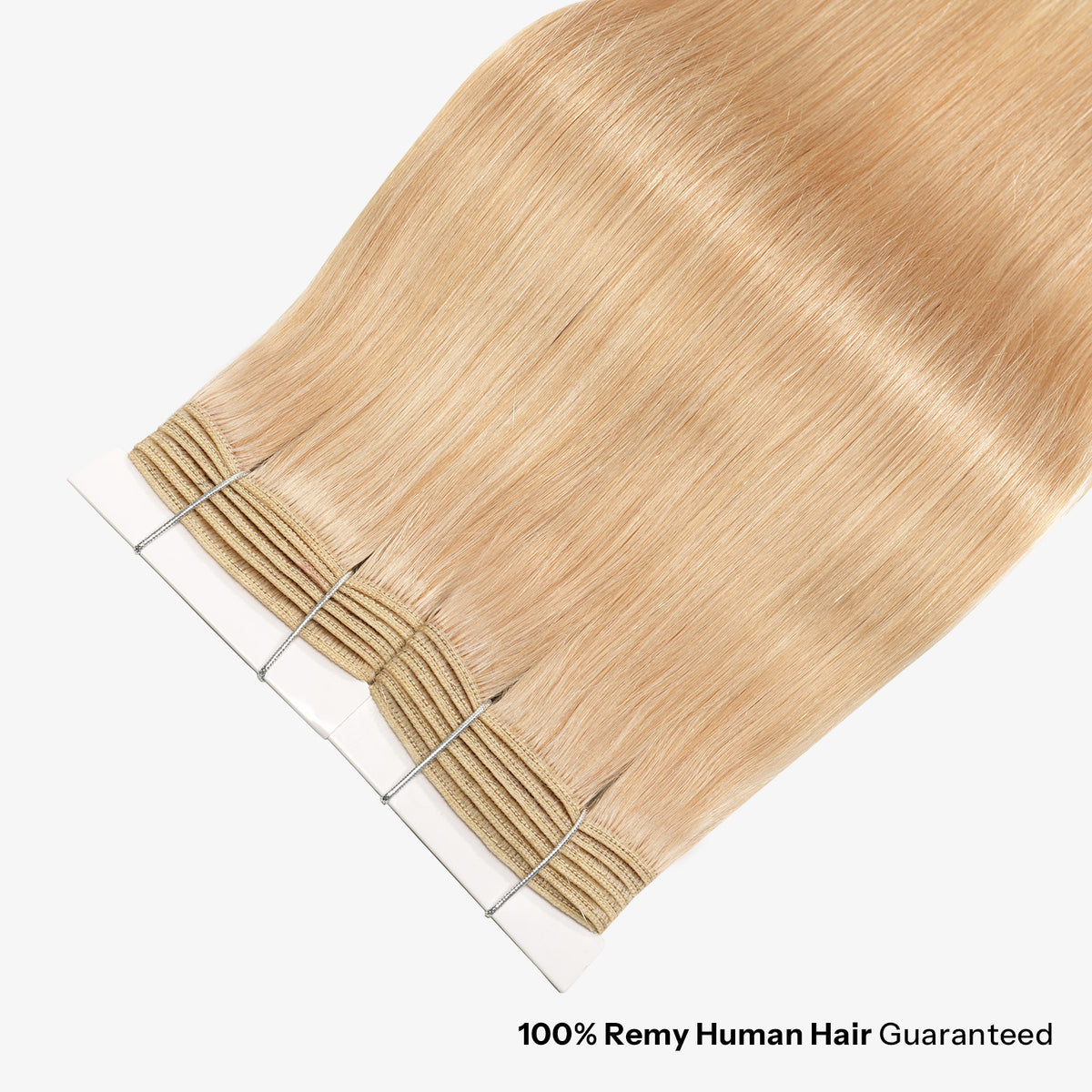 SUNNY HAIR Sew in Hair Extensions Real Human Hair Weft Hair Extensions Human Hair F27/613  Highlighted Light Blonde Highlighted Blonde 12-22inch 100g Weft Bundles Straight Silky Remy Hair