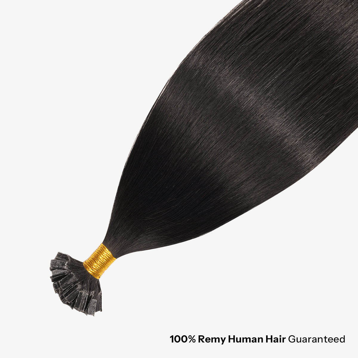 SUNNY HAIR  K Tip Hair Extensions Real Human Hair NC# Natural Black 12-22 Inch 30g-50g 50 strands pre-bonded keratin tips thicker hair long straight styles salon clients