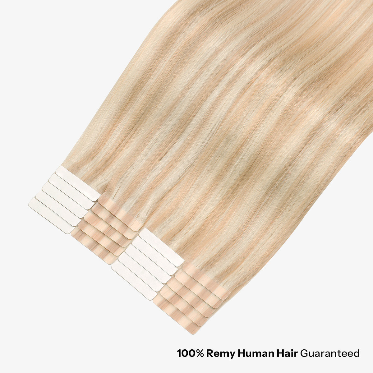 SUNNY HAIR  Tape in Hair Extensions Human Hair,P18/22#Dirty Blonde Highlighted Bleach Blonde,  50g 20pcs, Skin Weft Seamless Invisible, Silky Straight with Thick Ends, Remy Human Hair（副本）