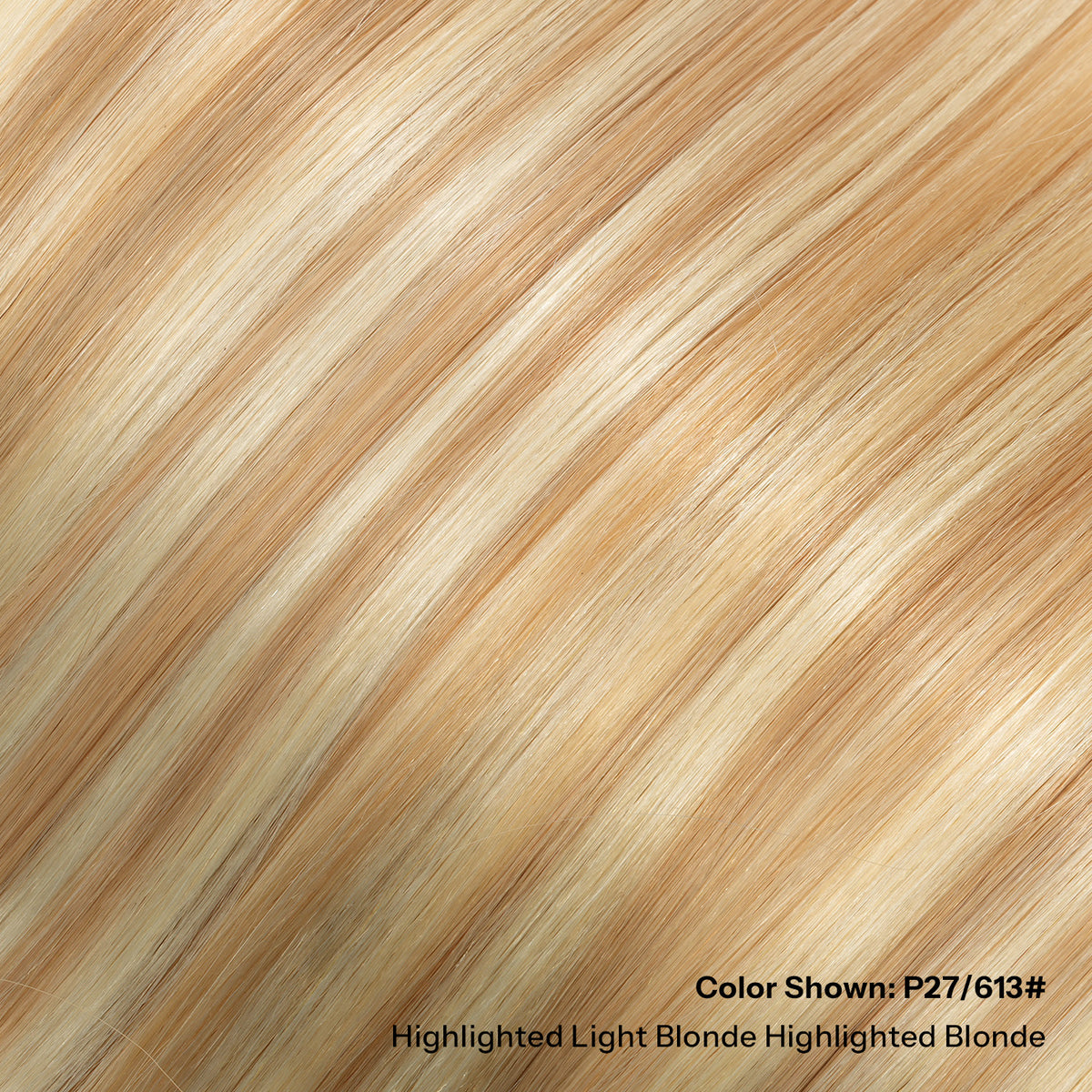 SUNNY HAIR  Tape in Hair Extensions Human Hair, P27/613# Highlighted LightBlonde Highlighted Blonde ,  50g 20pcs, Skin Weft Seamless Invisible, Silky Straight with Thick Ends, Remy Human Hair