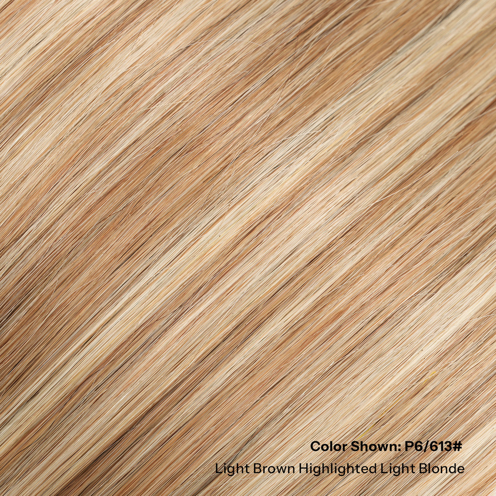 SUNNY HAIR Microlink Hair Extensions Human Hair P6/613# Light Brown Highlighted Light Blonde  12-22 Inch Micro Bead Hair Provides Natural Fullness for Women Seeking Elegant Styles