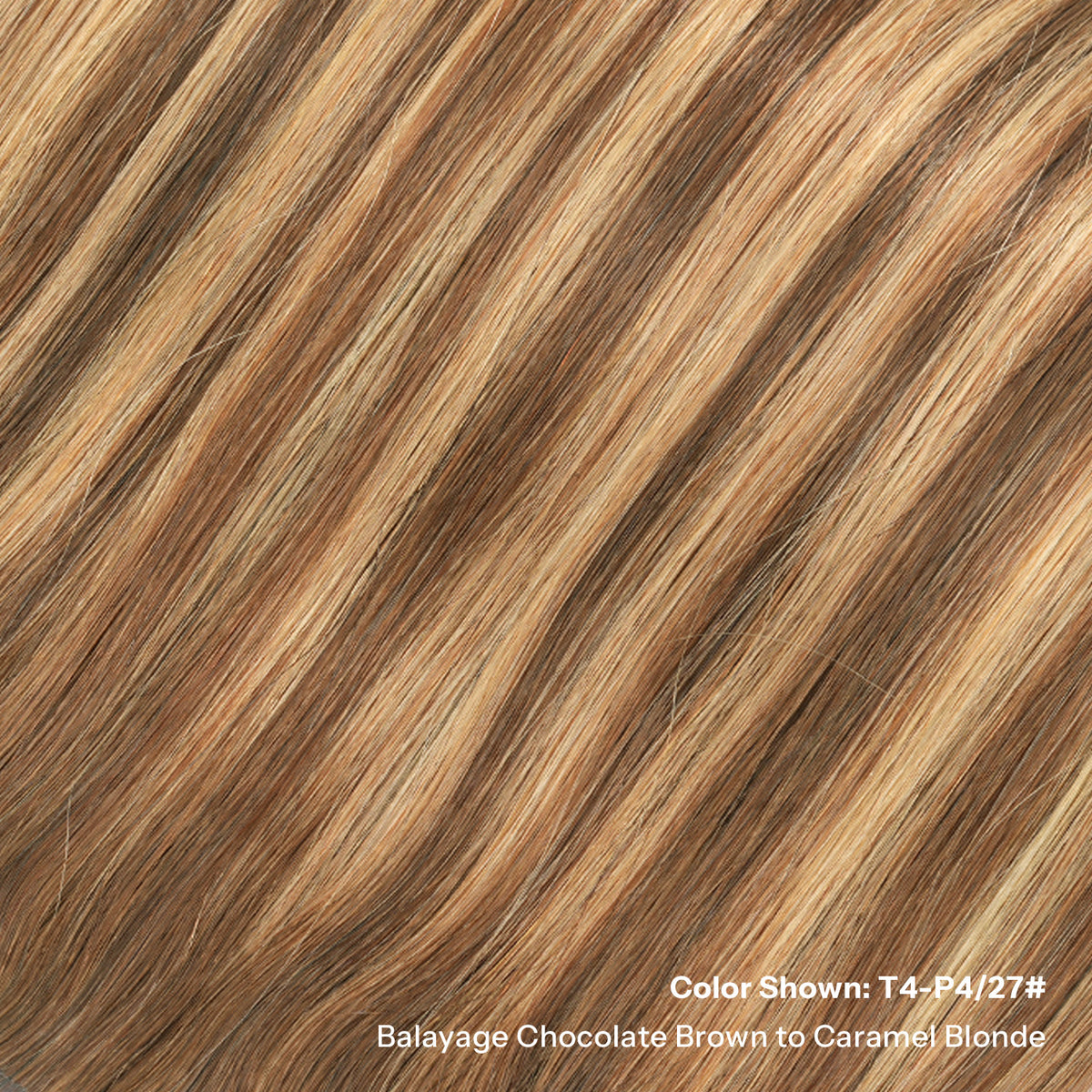SUNNY HAIR  K Tip Hair Extensions Real Human Hair T4-P4/27# Balayage Chocolate Brown to Caramel Blonde 12-22 Inch 30g-50g 50 strands pre-bonded keratin tips thicker hair long straight styles salon clients